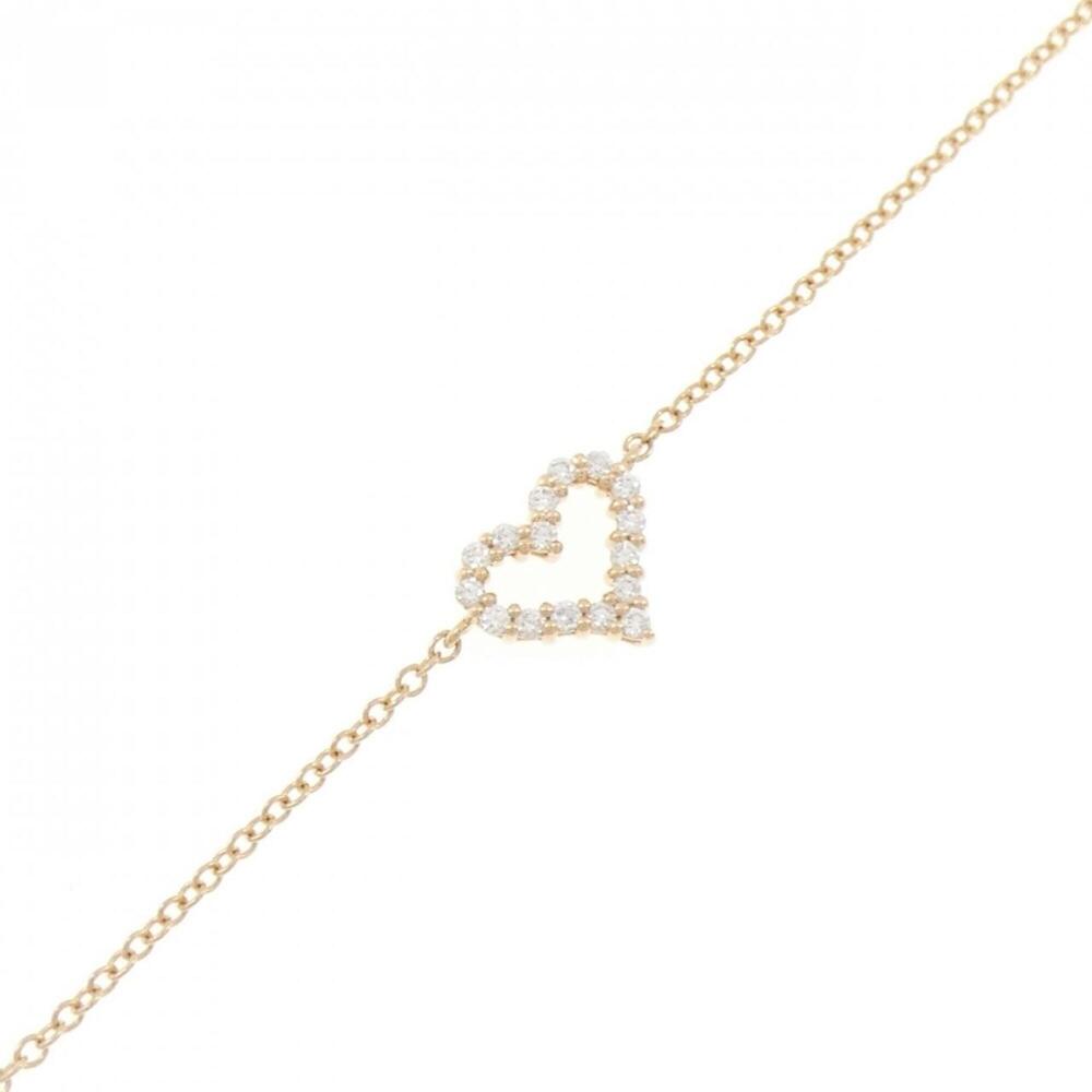TIFFANY & CO. Gold Heart Charm Bracelet